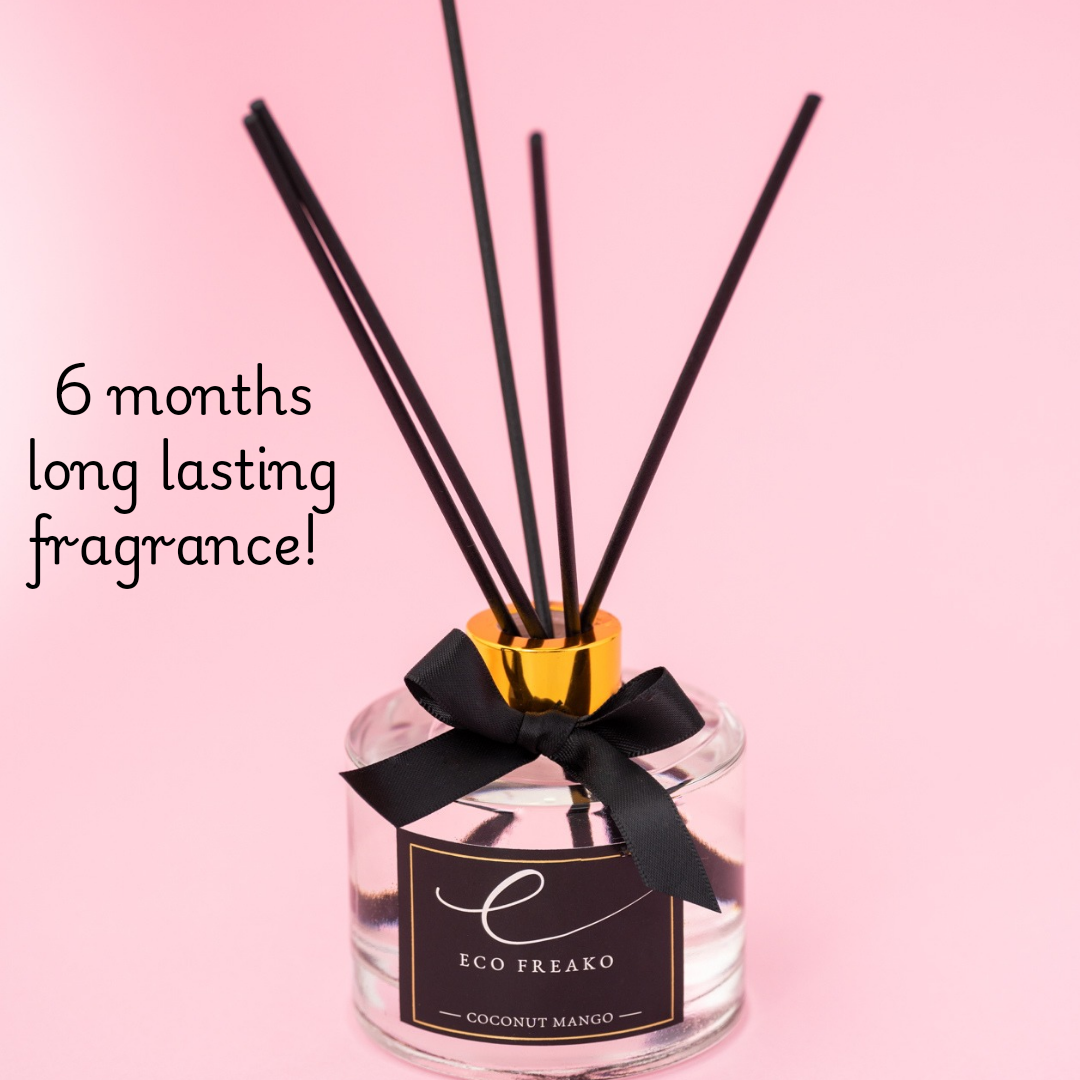 Coconut Mango Candle and Reed Diffuser Gift Set